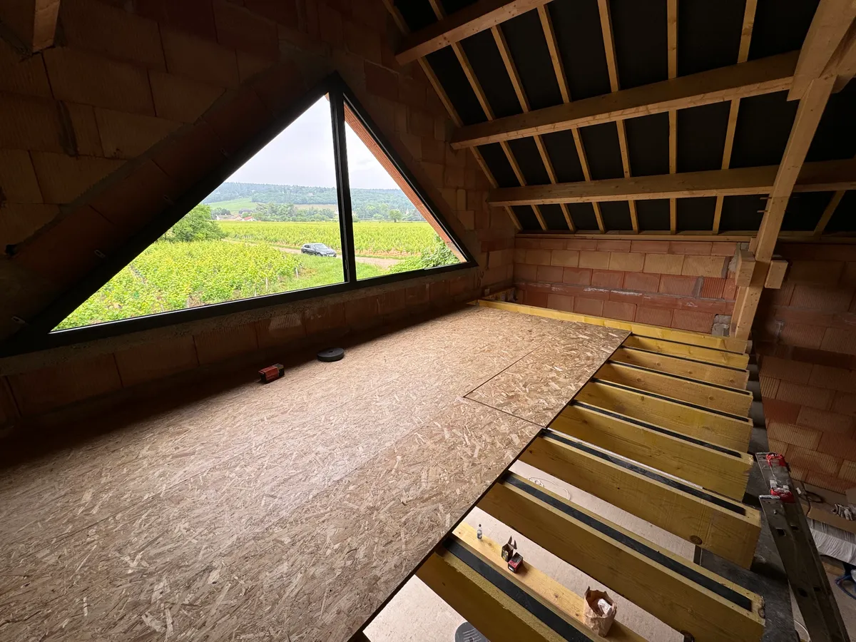 Chantier menuiserie alu & intérieure (photo 5) — réalisation SARL Pinto José, Saône-et-Loire
